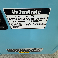 Justrite Sure-Grip EX 12. Gal Acid And Corrosive Storage Cabinet image 3